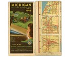 Vintage 1948 Michigan (April 15) Official Road Map – State Highway Department — photo 1