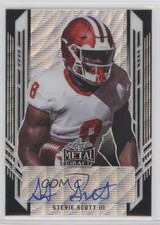 2021 Leaf Metal Draft Portrait Black Wave /7 Stevie Scott III #PA-SS3 Auto 3d6