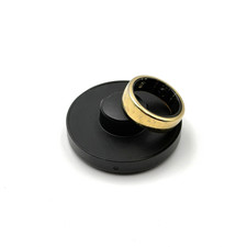 Oura Ring Gen 3 Horizon - Titanium - Size 10 - Gold - HEAVILY SCRATCHED