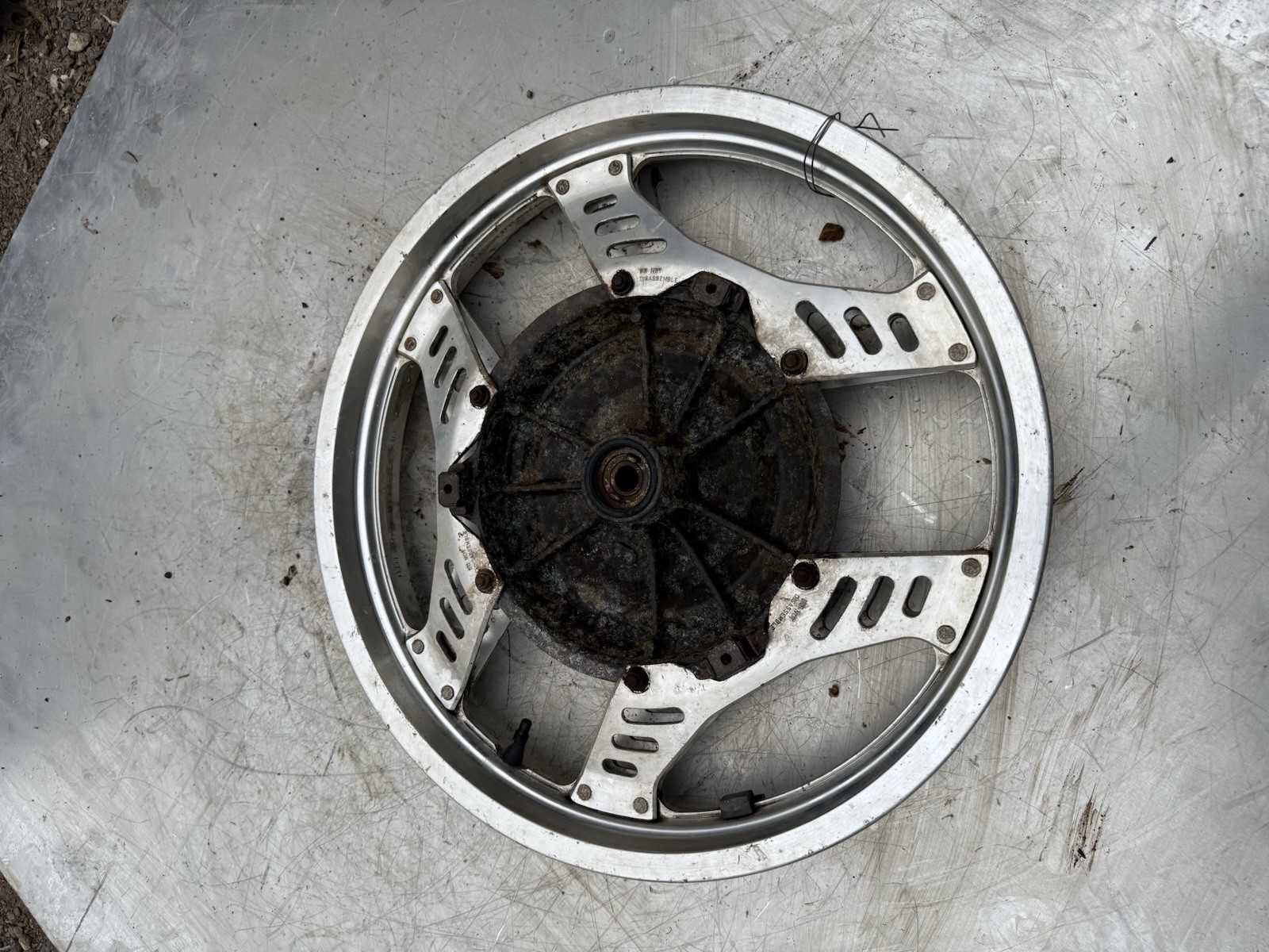 Honda CBX400 CBX 400 F Front Mag Rim Wheel Enkei Oem Genuine Original