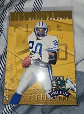 1997 Playoff First & Ten - Barry Sanders #K183 Kick Off