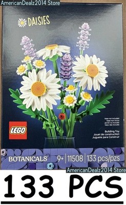 NEW LEGO Botanicals Daisies Artificial Flowers Bouquet Building Toy 11508 SEALED