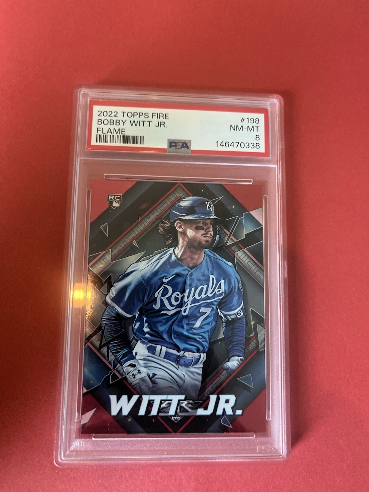 2022 Topps Fire - Bobby Witt Jr. #198 Flame (RC)