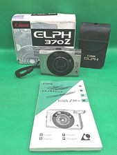 Canon 370Z ELPH 35mm Point Shoot Film Camera 23-69mm Zoom w/Case Manual READ