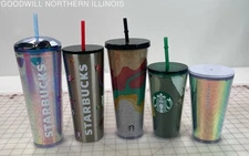 Lot of 5 Starbucks Tumblers