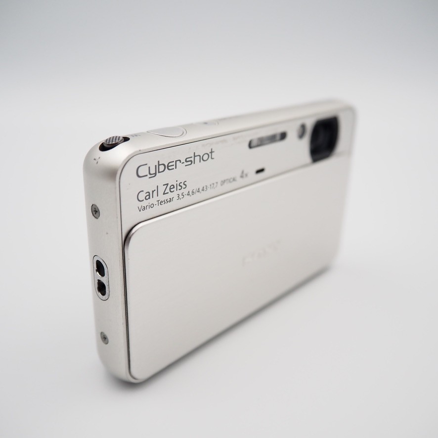 動作良好✨ Sony Cyber-Shot DSC-T99 シルバー EXC] SONY DSC-T99 Digital Camera Silver Cyber Shot Japanese only