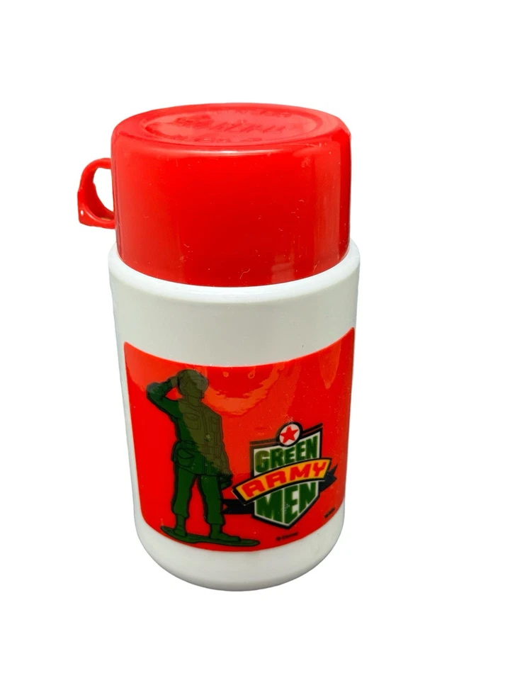 Bolsa de almuerzo vintage 1995 Disney Pixar Toy Story hombre del ejército termo usado en excelente estado coleccionable Foto 4 de 4