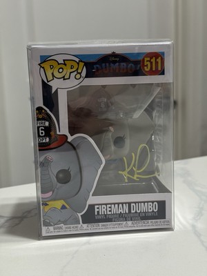 Funko Pop! Disney FIREMAN DUMBO #511 Signed By Katie Leigh COA Collectible