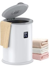 Towel Warmer Bucket Model N5 White Large Capacity for Robes Blankets PJ's