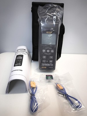 General Tools DT4947SD Data Logging Digital Thermometer - 4 Channel | SD Card