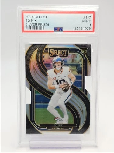 BO NIX 2024 SELECT PREMIER ROOKIE SILVER PRIZM DIE CUT MINT RC PSA 9 Q3195