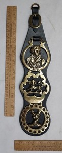 3 - Horse HARNESS MEDALLIONs - Decorative / Various medallions