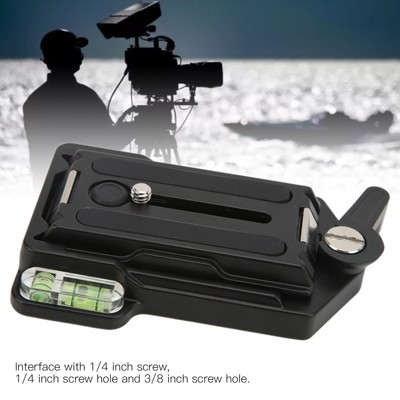 QRA 635L Quick Release Plate Clamp Adapter Sliding Mount Plate CB
