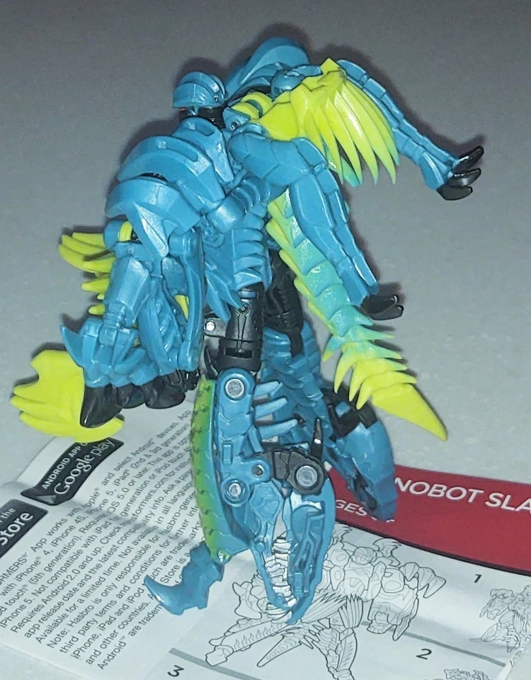 Transformers Age Of Extinction SLASH deluxe Aoe movie Dinobot complete - Image 2 of 4
