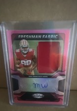 2025 Panini Certified - Freshman Fabric Mirror Signatures Mykel Williams...