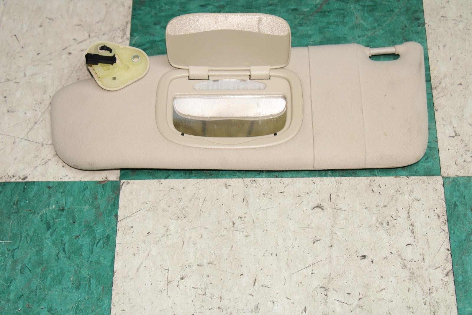 14-17 Ghibli Cream Suede Driver LH Left Interior Sunvisor Factory OEM OE WTY