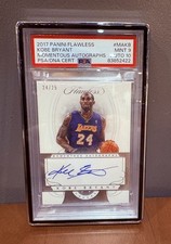 2017 Flawless Kobe Bryant Momentous Autographs Jersey # 24/25 PSA 9 Auto 10🔥
