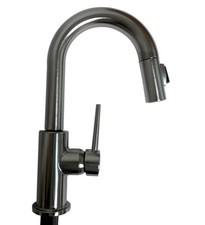 Delta 9959-AR-DST Trinsic Arctic Stainless Pull-Down Bar/Prep Faucet Assembly