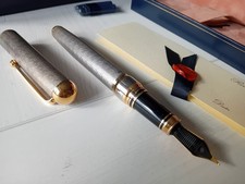 Penna Stilografica DELTA in Argento Sterling 925 Art. Everest 14 nuova con box!