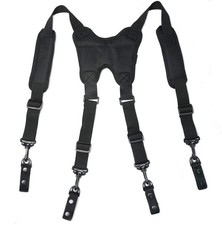 Tactical Harness Tactical Suspenders 1.5 inch Police Suspenders for Duty Belt...