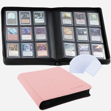9-Pocket Toploader Binder, Clovecat Premium Card Book for 252 Trading Cards
