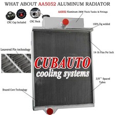 For John Deere Tractor 4000&4020 4-row Aluminum Radiator Ar40832 Ar46434 Ar49454