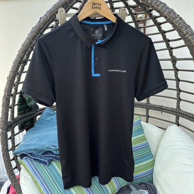 Original Porsche Taycan Drivers Selection Herren Poloshirt schwarz small