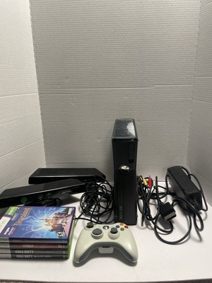 Xbox 360 Black Console Bundle, Console, Controller, Games