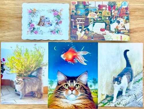 Lot of 20 CAT LOVERS CARDS 9 Birthday Friendship Support / Avanti Stonehenge + - Picture 6 of 9
