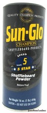 Sun-Glo 5 Speed Shuffleboard Powder Wax - 1 Pack Sunglo Shuffle Board Wax