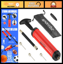 Hand Pump for Sports Balls - Push Pull Inflating System for Volleyball, Basket