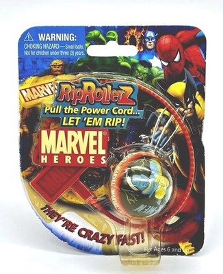 RIP ROLLERZ Marvel Heroes Wolverine Rip Cord Toy 2005 They re Crazy Fast NEW