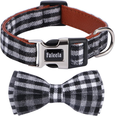 Soft &Comfy Bowtie Dog Collar,Detachable and Adjustable Bow Tie Collar,for Small