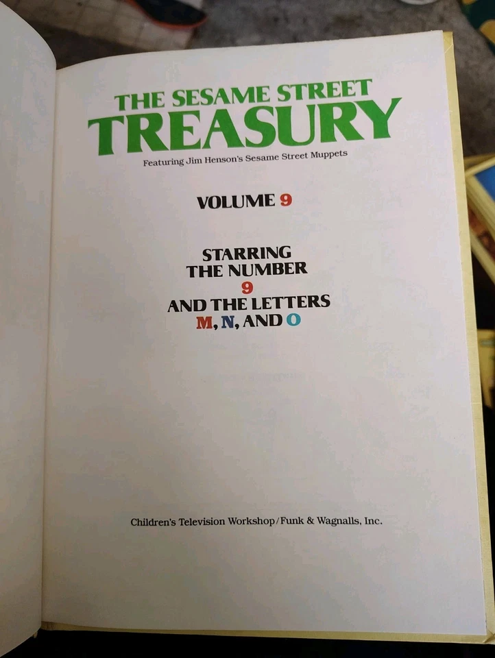 1983 Book Sesame Street Treasury Volume 9 - Image 4 of 4