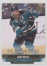 2013-14 Upper Deck UD Exclusives 28/100 Dan Boyle #191 4p5