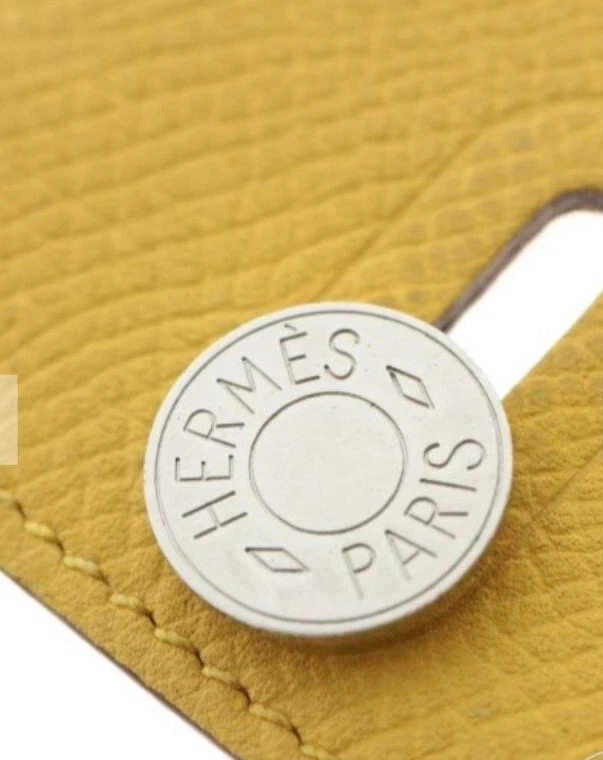 [Rango AB] HERMES Estuche para Tarjetas Estuche para Pasos Diavolo Accesorios Deslizantes [M] Sello Japón Foto 2 de 4