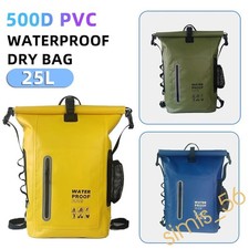 25L Waterproof Backpack Dry Bag Rucksack Roll Top Surfing Boating Swimming