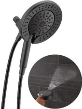 Delta 6-Setting In2ition 2-in-1 Dual Shower Head with Handheld High Pressure