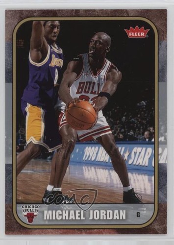 2007-08 Fleer Box Set (Guarded by) Michael Jordan Kobe Bryant #92 HOF