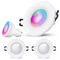 3X Beda Bad Einbaustrahler IP65 Wlan GU10 Rgb Smart Led 5W Dimmbar Deckenlampe