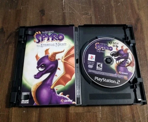 Legend of Spyro The Eternal Night Sony PlayStation 2 PS2 Disc Only Tested Works!