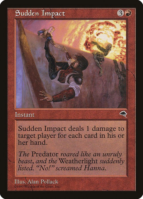 [MTG] Sudden Impact (208) (TMP) HP-DMG