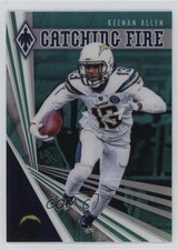 2019 Panini Phoenix Catching Fire Green 19/25 Keenan Allen #18 0rd2