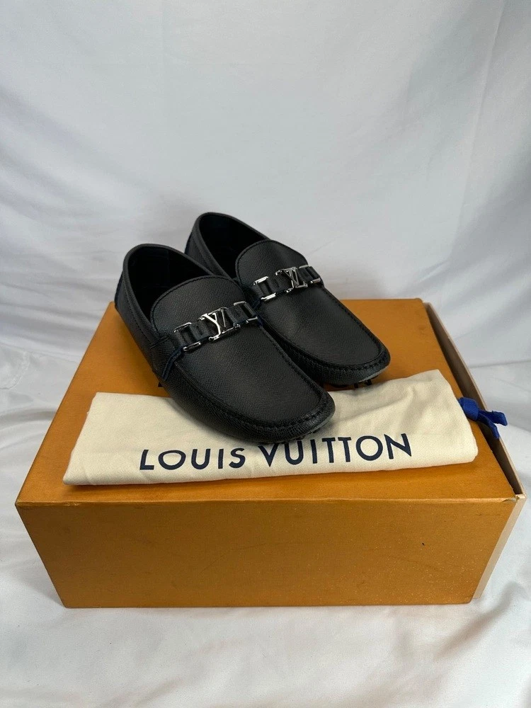 Louis Vuitton Moccasin Black Casual Shoes for Men for sale | eBay