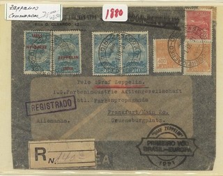 Brazil Good Zeppelin Cover Lot # 58