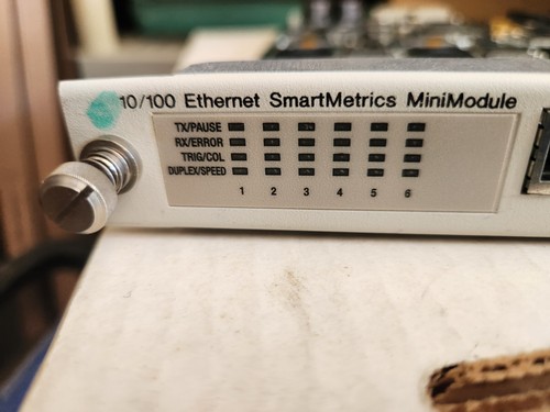 Spirent LAN-3101A 10/100 Ethernet SmartMetrics MiniModule Base-T 6 Port Ethernet