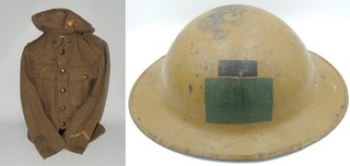 Primera Guerra Mundial 85th CEF Nueva Escocia Highlanders túnica casco bordado Tamo shanter