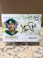 2010-11 ITG Decades 1980s Steve Payne AUTO Minnesota North Stars
