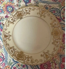 Noritake China - Gold White Christmas Ball 16034 - 1 Bread Plates - 6½ inches.