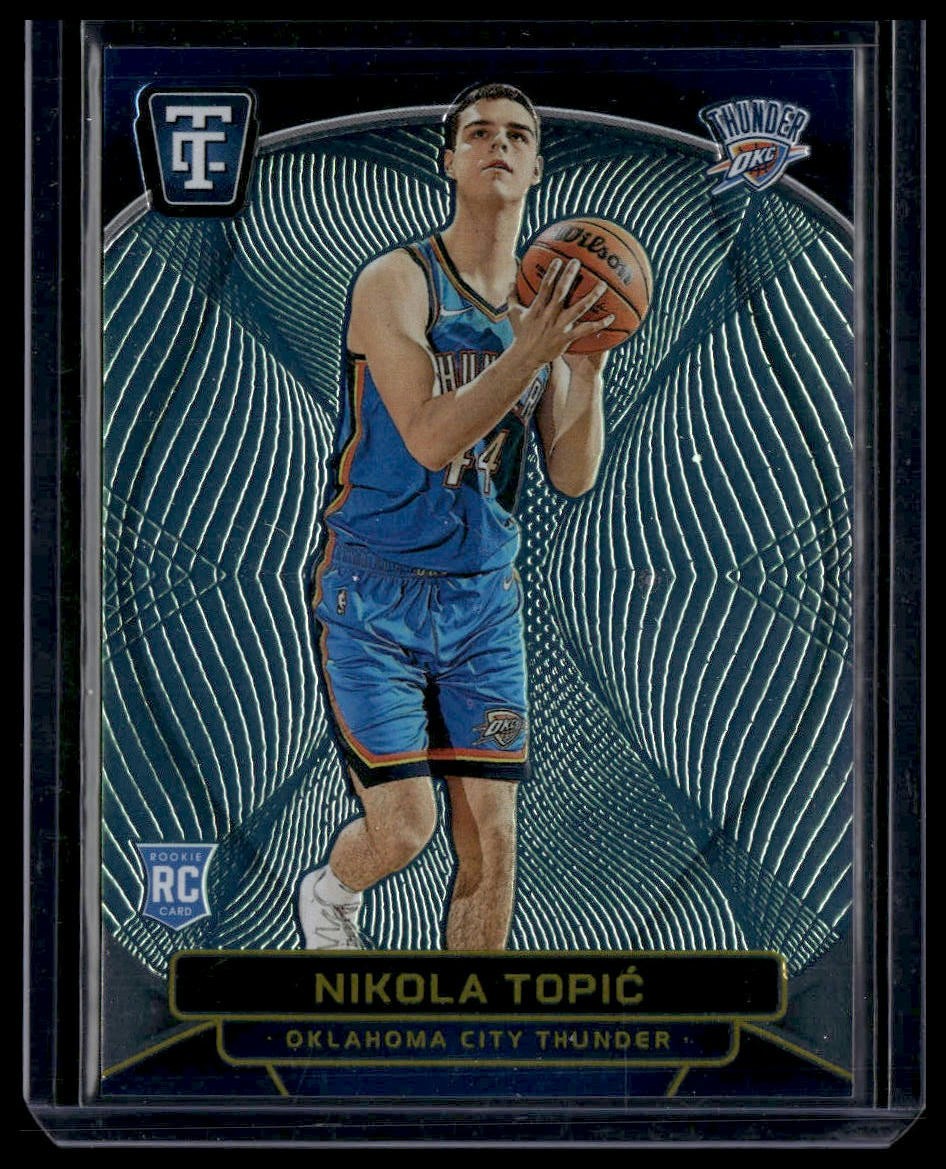 2024-25 Panini Totally Certified #175 Nikola Topic Mirror Neon Green #/99